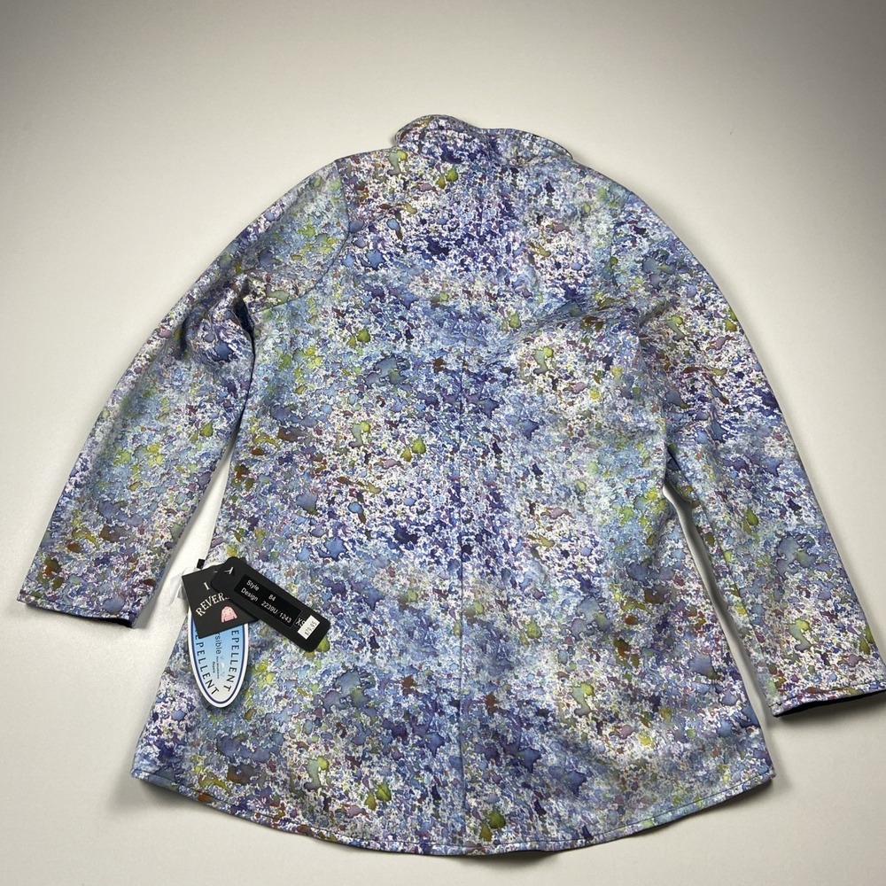 I-Reversibles Reversible Water Repellent Jacket XS Abstract Art Paint Splash NWT - Picture 4 of 6